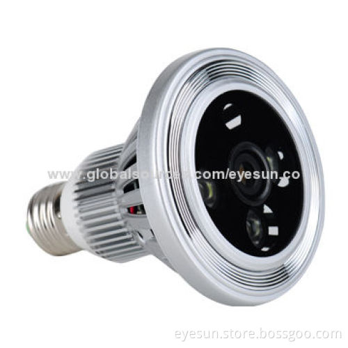 HD 720P H.264 Wi-Fi P2P CCTV Security Lamp Hidden Camera, Supports iPhone/Android/PC